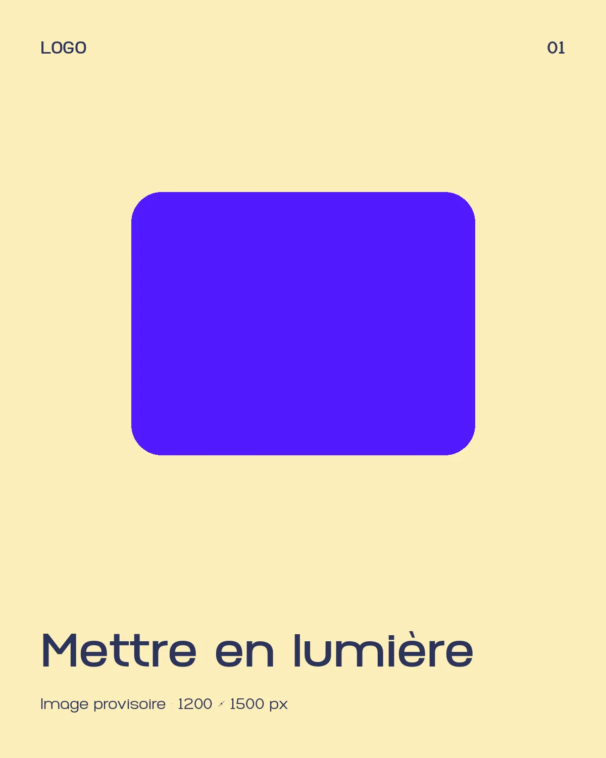 Mettre en lumière, logo et symbole